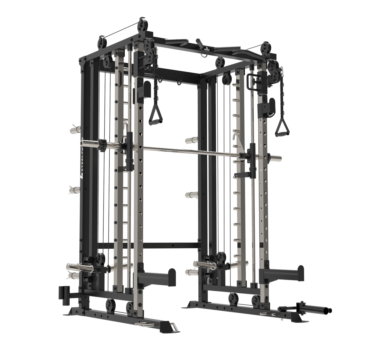 Binom Steel Force B6 Multigym, Multipower, Doppia Carrucola e Accessori