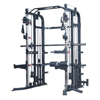 Binom Steel Force B5 Multigym, Doppia Puleggia, Multipower, Power Rack e Accessori