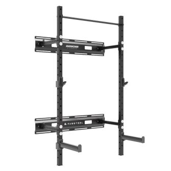 Binom Rawsteel BRS03 Rack per Squat pieghevole con Barra per trazioni