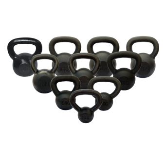 Binom Be Fit Pack Kettlebell Negro Crossfit de 2 kg a 28 kg