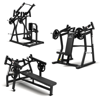 Binom Steel Pack x3 Gimnasio Profesional Palanca Tren Superior